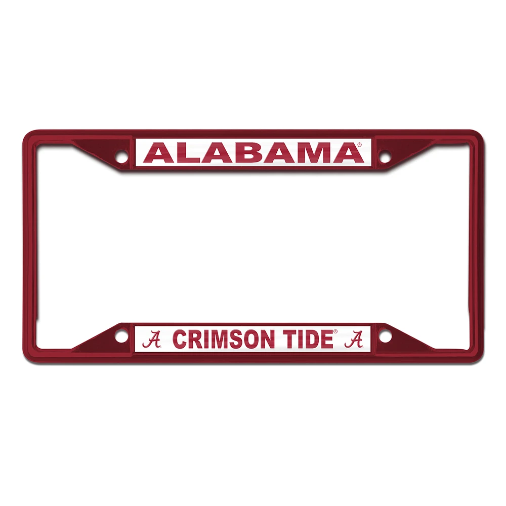 WinCraft Alabama Crimson Tide Chrome Color License Plate Frame