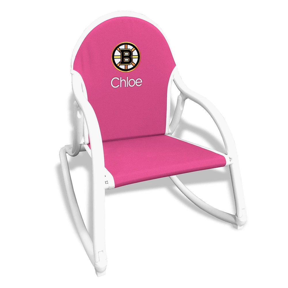 Boston Bruins Children's Personalized Rocking Chair