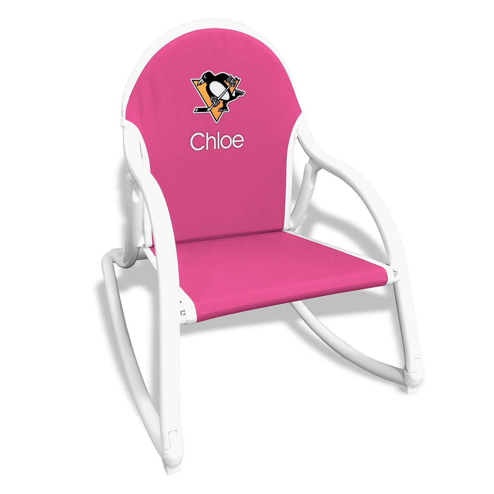 Pittsburgh Penguins Children's Personalized Rocking Chair