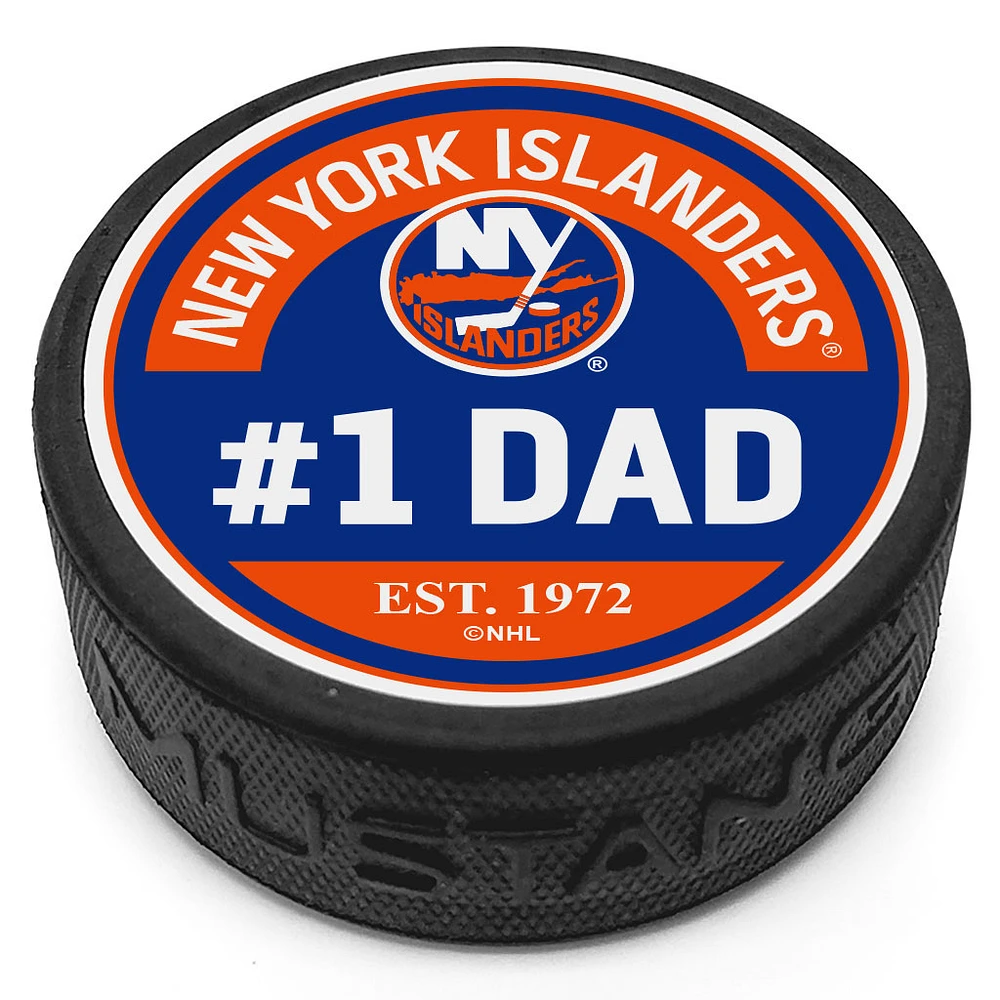 New York Islanders #1 Dad Puck