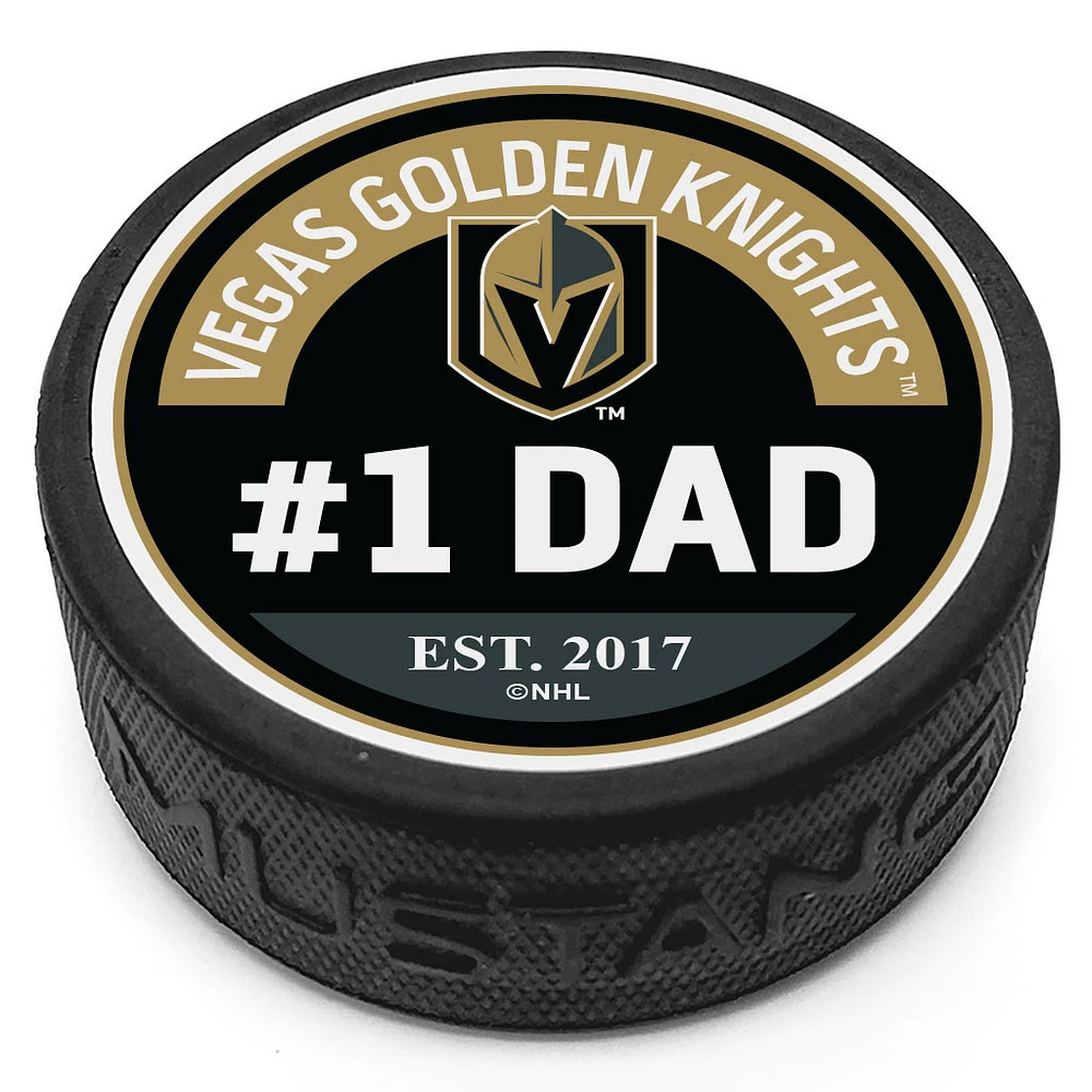 Vegas Golden Knights #1 Dad Puck