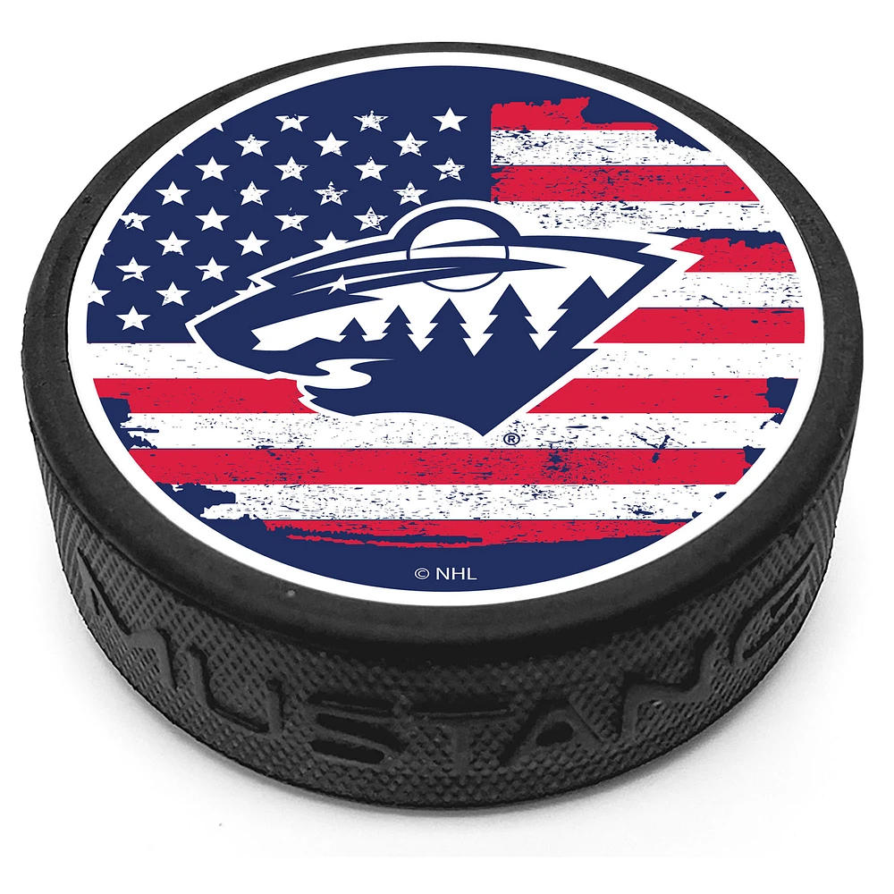 Minnesota Wild Patriot Puck