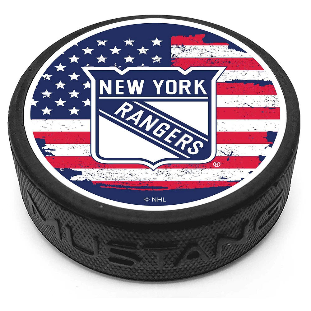 New York Rangers Patriot Puck