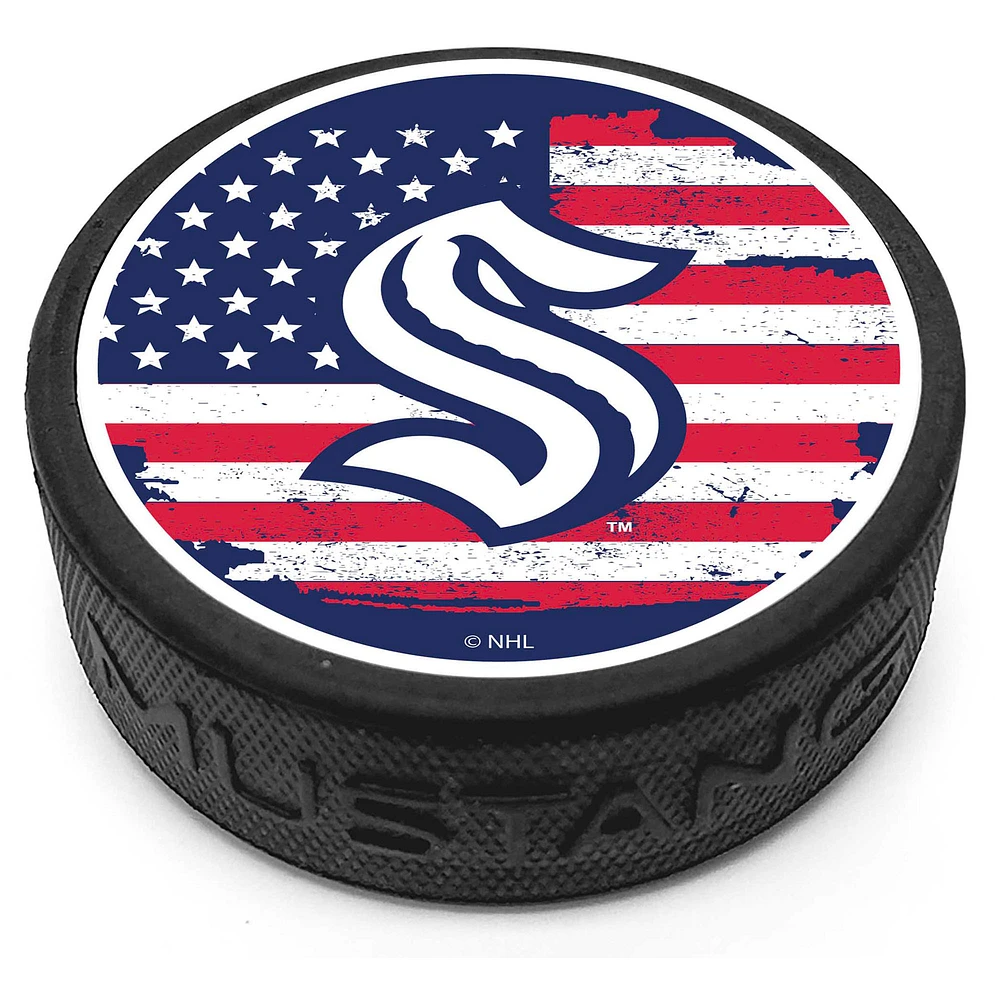 Seattle Kraken Patriot Puck