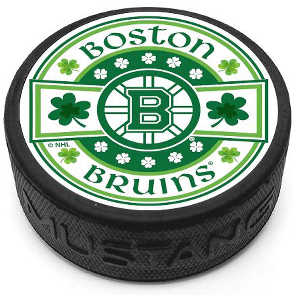 Boston Bruins St. Patrick's Day Puck