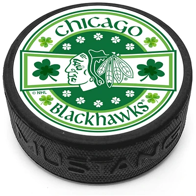 Chicago Blackhawks St. Patrick's Day Puck