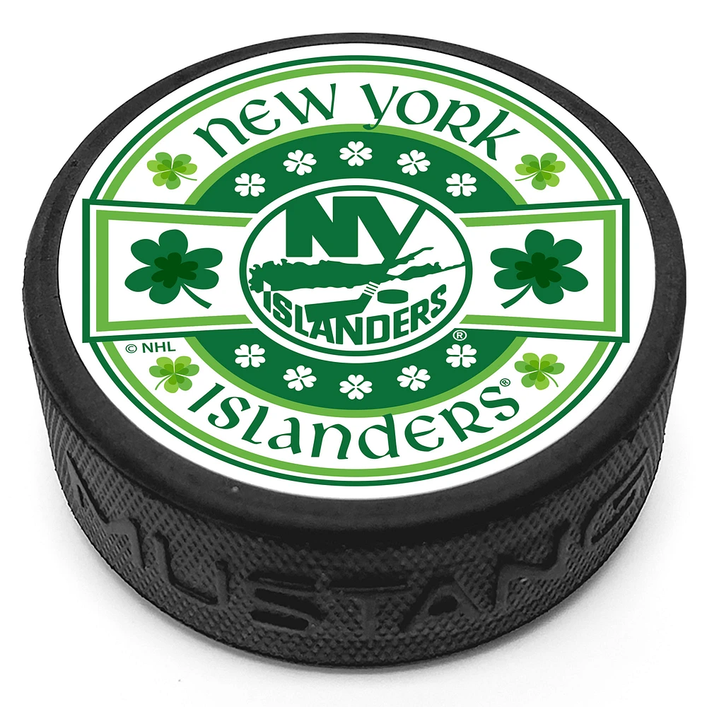 New York Islanders St. Patrick's Day Puck