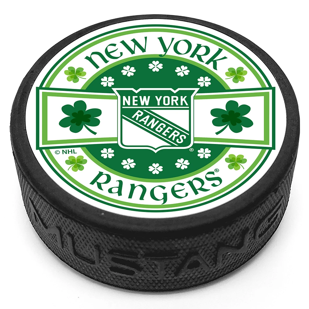 New York Rangers St. Patrick's Day Puck