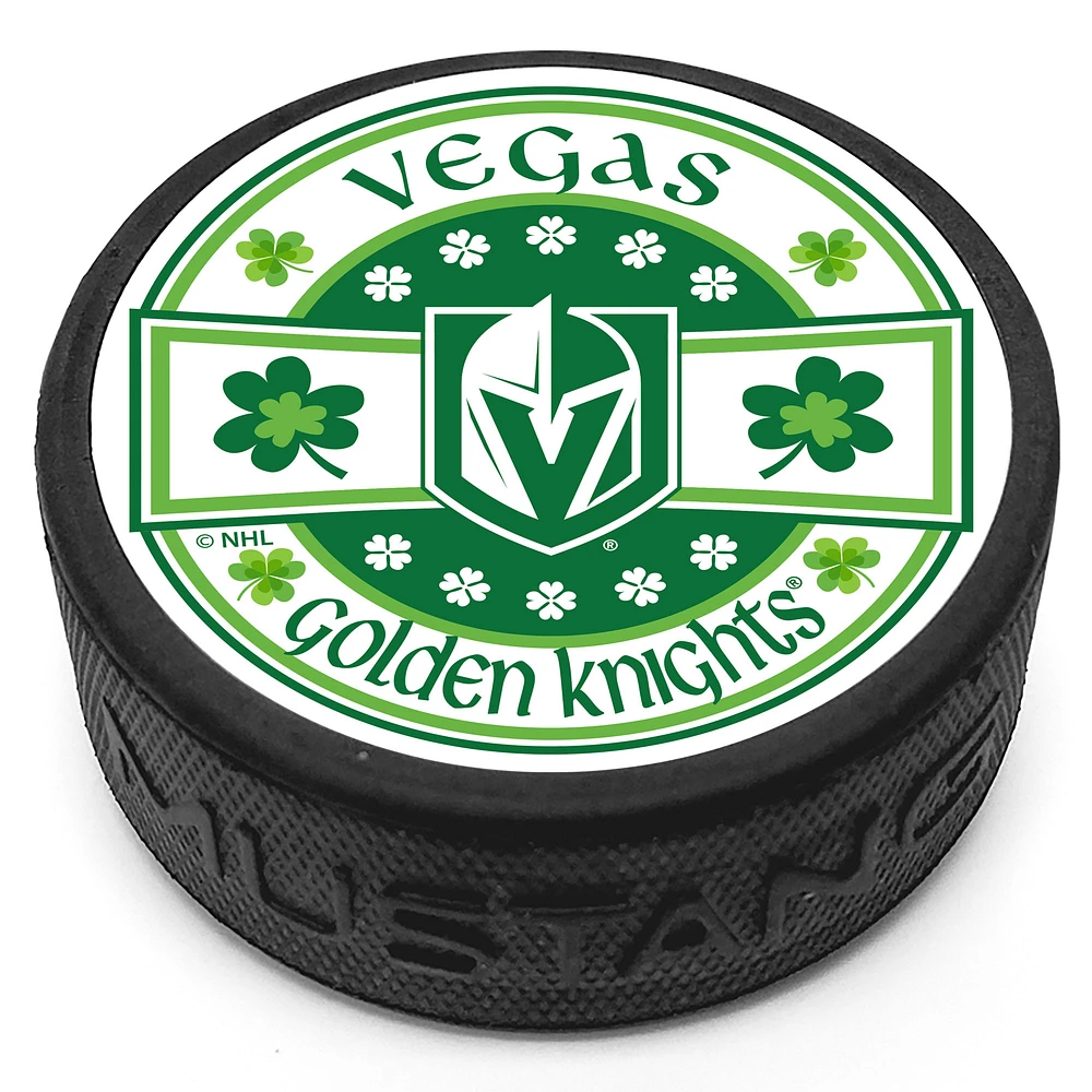 Vegas Golden Knights St. Patrick's Day Puck