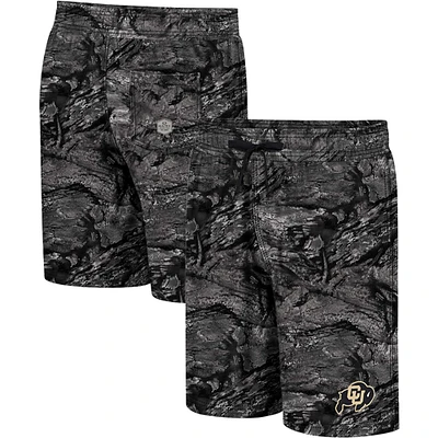 Men's Colosseum Charcoal Colorado Buffaloes Realtree Aspect Ohana Swim Shorts