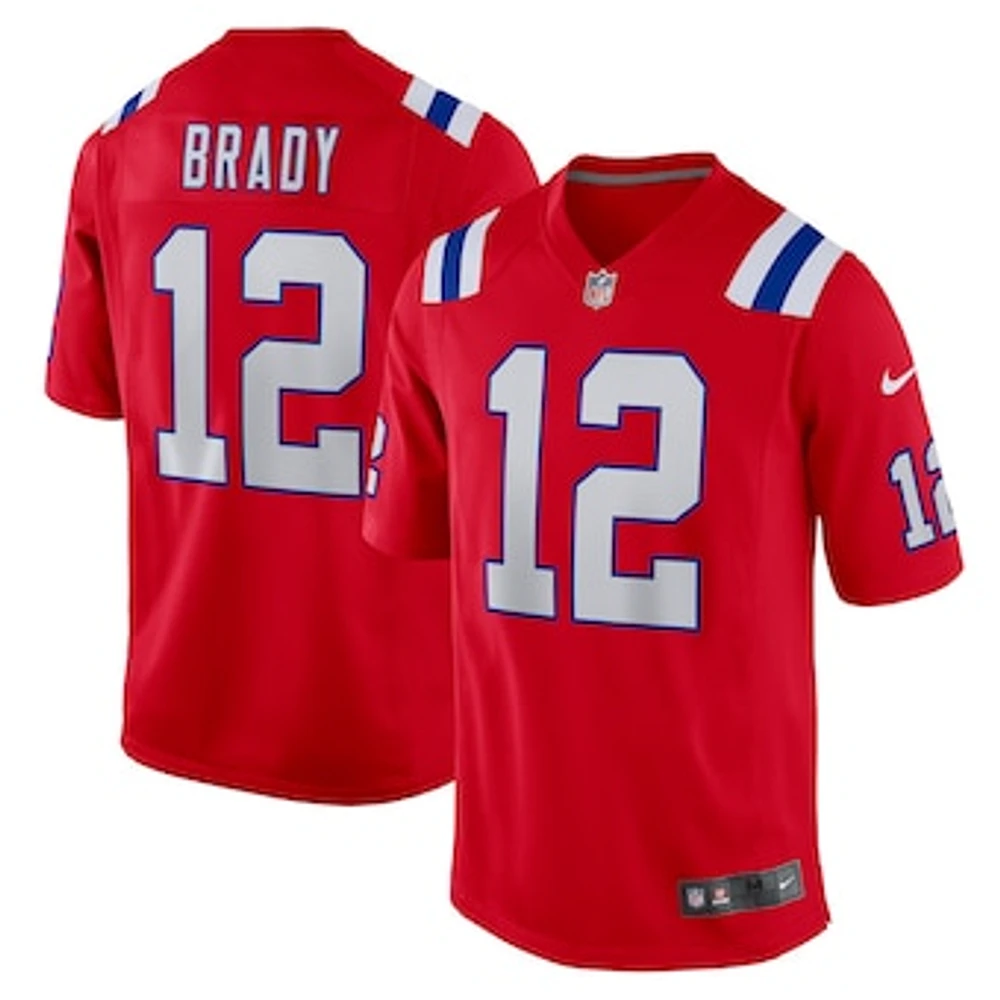 Men's Nike Tom Brady Red New England Patriots Retired Player Alternate Game Jersey