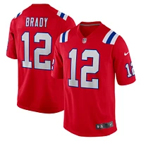 Men's Nike Tom Brady Red New England Patriots Retired Player Alternate Game Jersey