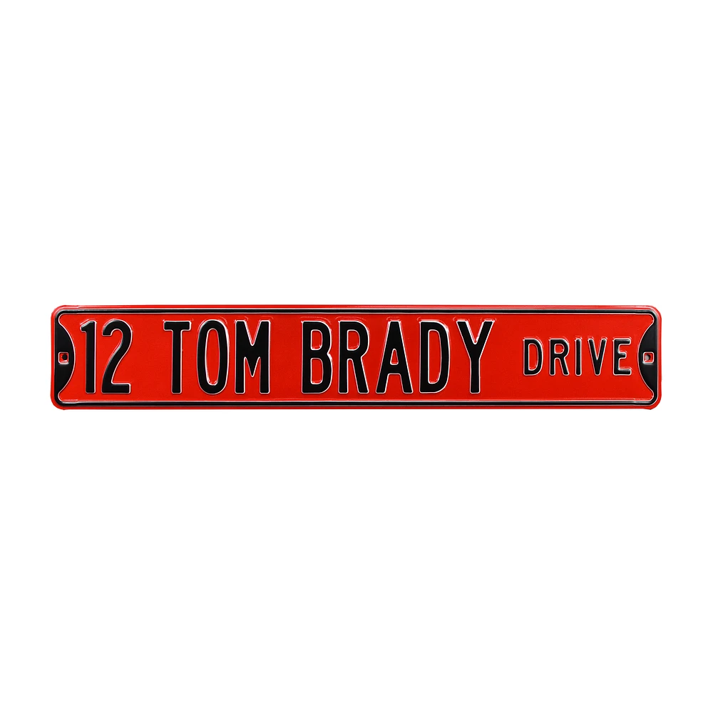 Tom Brady Tampa Bay Buccaneers 36'' x 6'' Player Steel Street Sign
