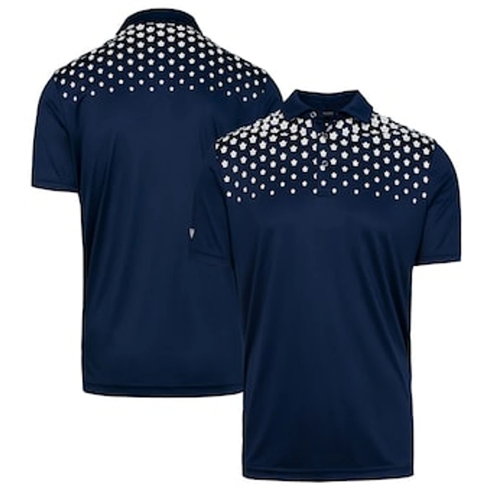 Men's Levelwear Navy Toronto Maple Leafs NHL x PGA Original Polo