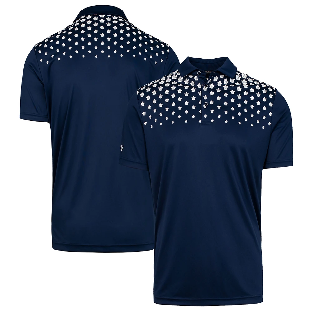 Men's Levelwear Navy Toronto Maple Leafs NHL x PGA Original Polo