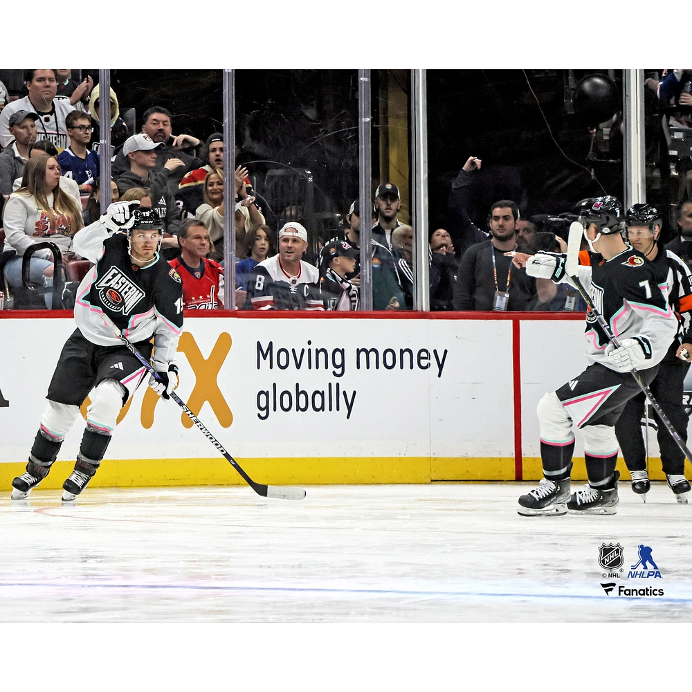 Matthew Tkachuk & Brady Atlantic Division All-Stars Unsigned Celebrating a Goal the 2023 NHL All-Star Game Photograph
