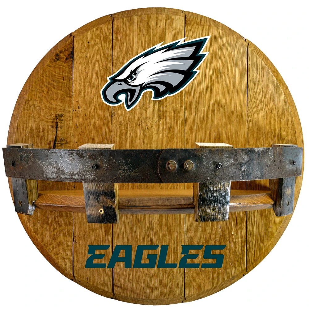 Imperial Philadelphia Eagles 21'' Reclaimed Oak Bar Shelf
