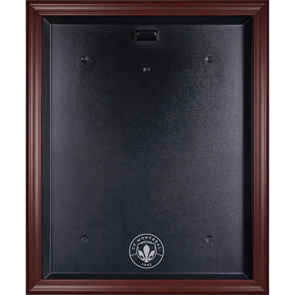 CF Montreal Mahogany Framed Team Logo Jersey Display Case