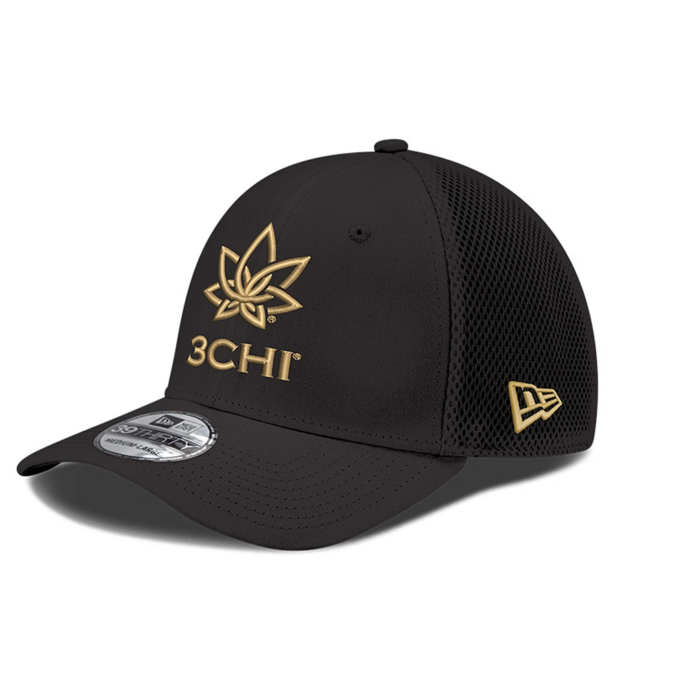 Men's New Era Black Kyle Busch 39THIRTY 3CHI NEO Flex Hat