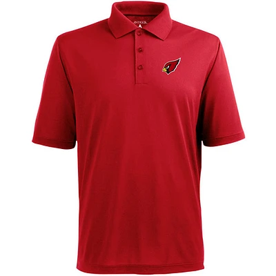 Antigua Arizona Cardinals Pique Xtra-Lite Polo - Cardinal