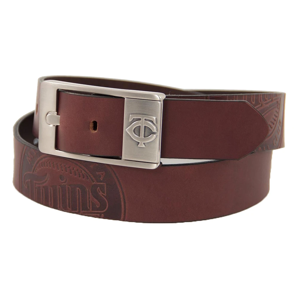 Minnesota Twins Brandish Leather Belt