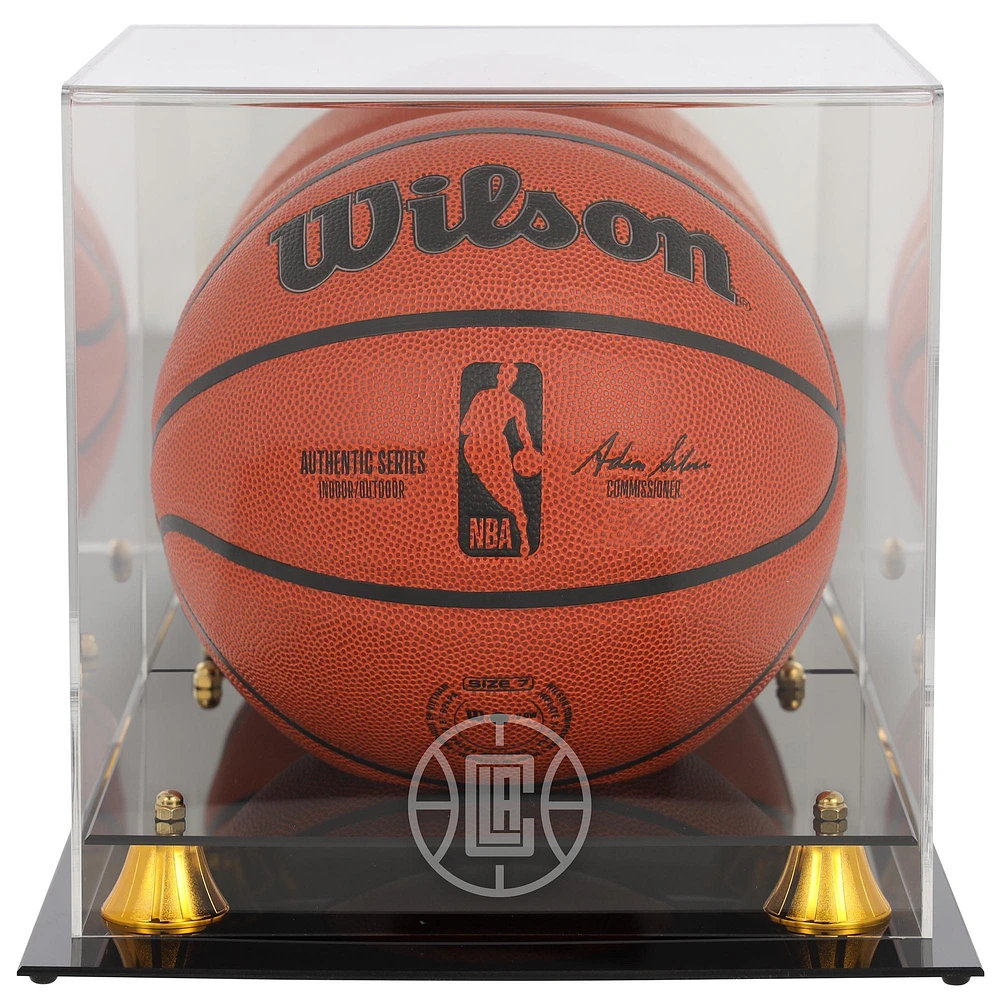 LA Clippers Golden Classic Team Logo Basketball Display Case