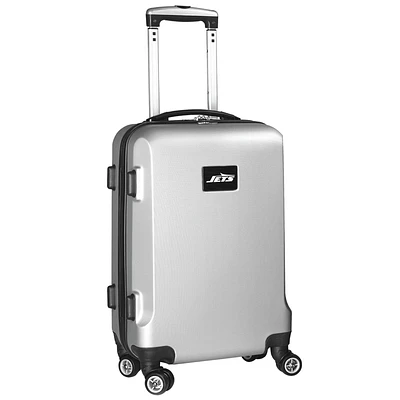Silver New York Jets 20" 8-Wheel Hardcase Spinner Carry-On