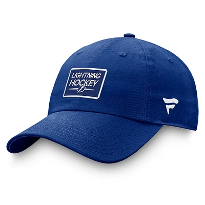 Men's Fanatics Blue Tampa Bay Lightning Authentic Pro Prime Adjustable Hat