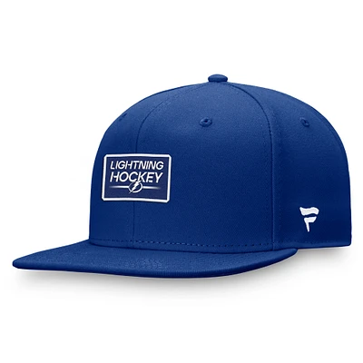 Men's Fanatics Blue Tampa Bay Lightning Authentic Pro Prime Snapback Hat