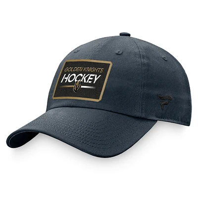 Men's Fanatics Gray Vegas Golden Knights Prime Adjustable Hat