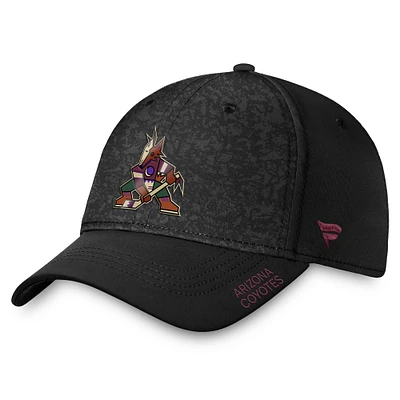 Men's Fanatics Black Arizona Coyotes Authentic Pro Rink Flex Hat
