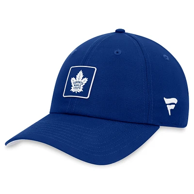 Men's Fanatics Blue Toronto Maple Leafs Authentic Pro Rink Adjustable Hat