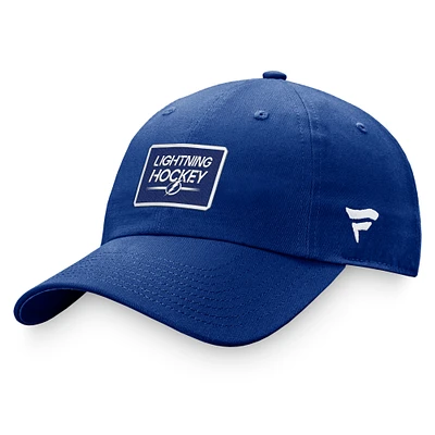 Women's Fanatics Blue Tampa Bay Lightning Authentic Pro Rink Adjustable Hat