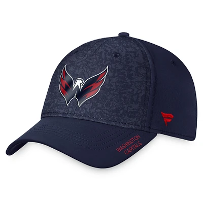 Men's Fanatics Navy Washington Capitals Authentic Pro Rink Flex Hat