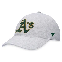 Men's Fanatics Heather Gray Athletics Logo Adjustable Hat