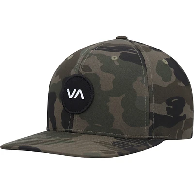 Men's RVCA Camo VA Patch Snapback Hat