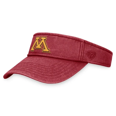 Men's Top of the World Maroon Minnesota Golden Gophers Terry Adjustable Visor