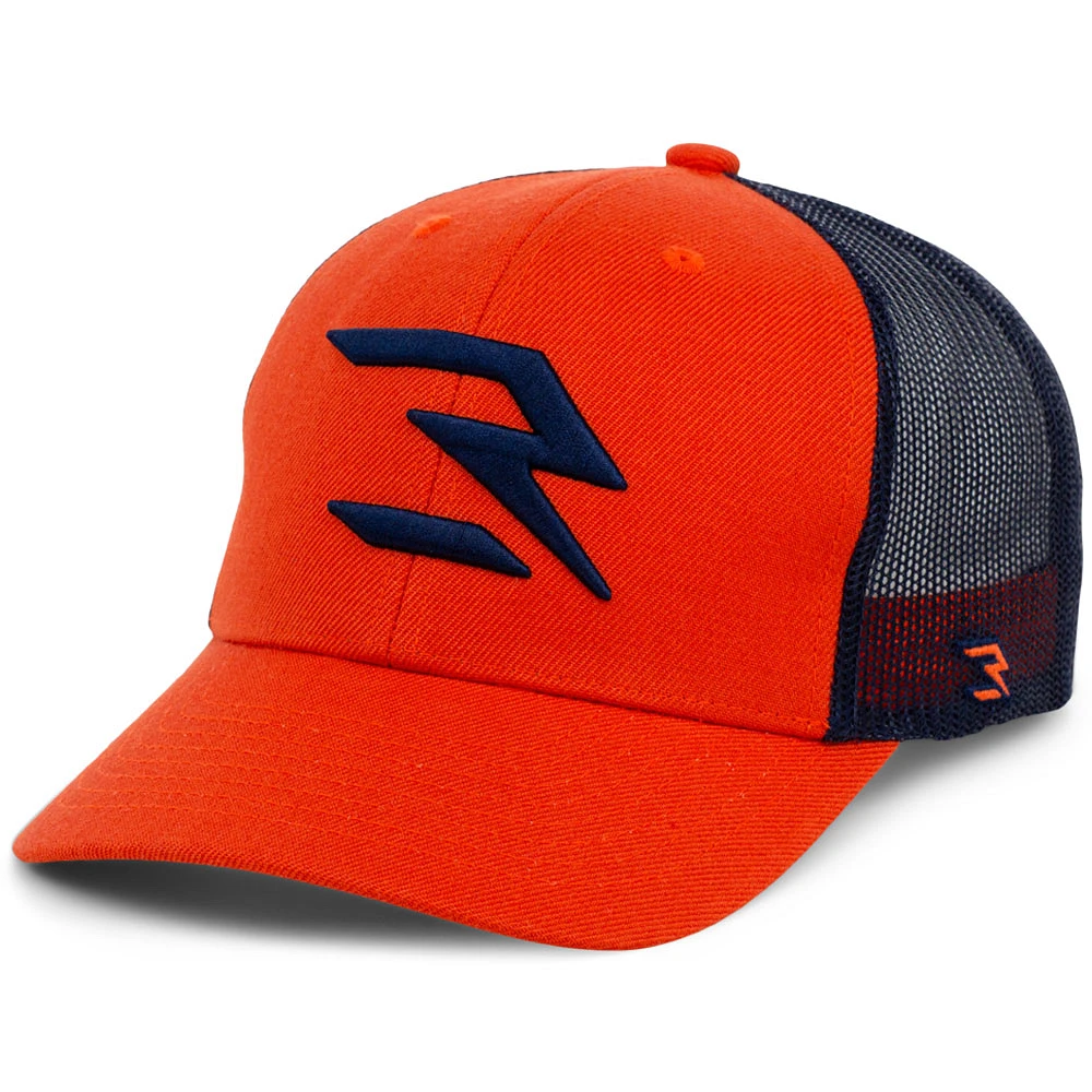 Men's Orange 3BRAND by Russell Wilson Fashion Trucker Snapback Hat