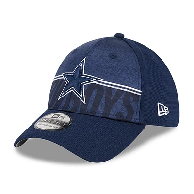 Men's New Era Navy Dallas Cowboys 2023 NFL Training Camp 39THIRTY Flex Hat