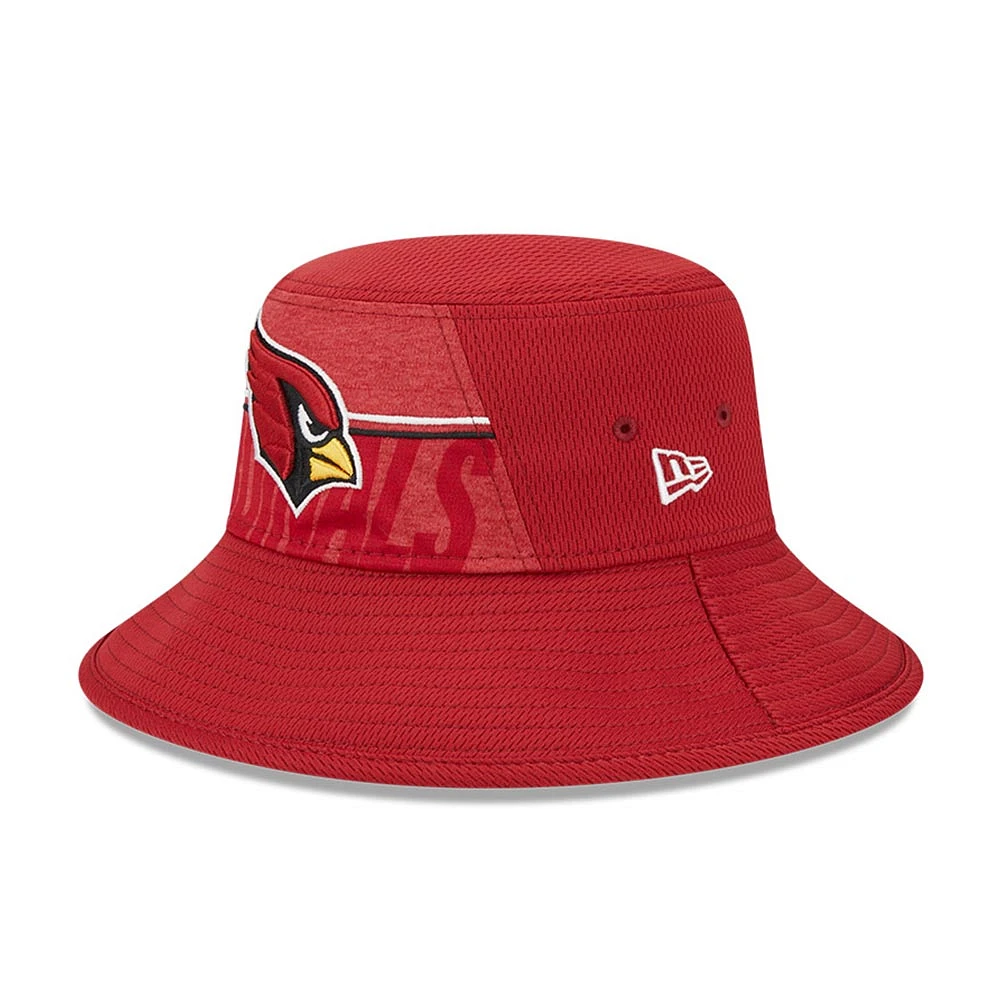 Men's New Era Cardinal Arizona Cardinals 2023 NFL Training Camp Stretch Bucket Hat