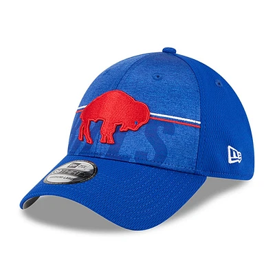 Men's New Era Royal Buffalo Bills 2023 NFL Training Camp Throwback 39THIRTY Flex Hat