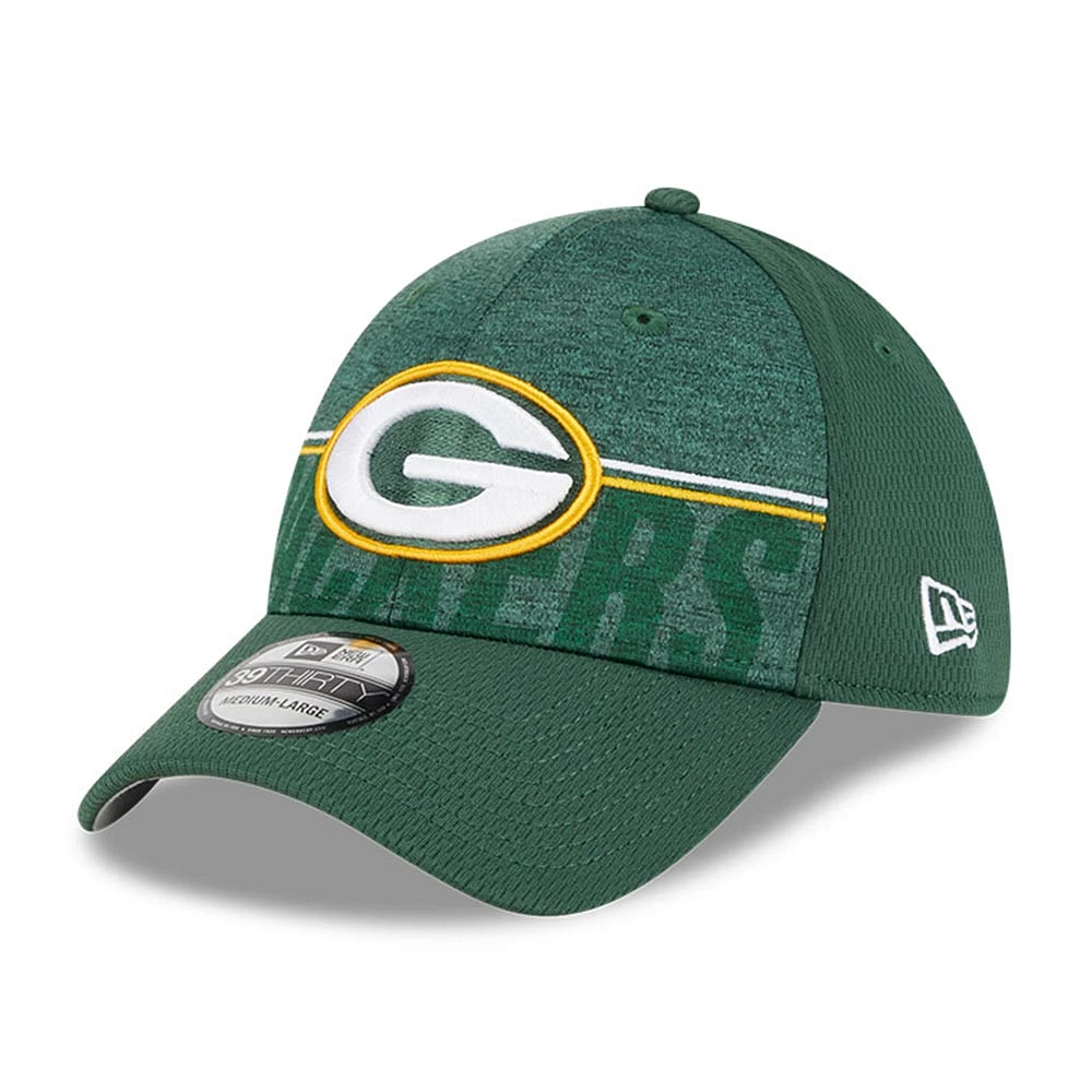 Men's New Era Green Bay Packers 2023 NFL Training Camp 39THIRTY Flex Hat