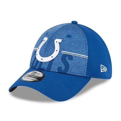 Men's New Era Royal Indianapolis Colts 2023 NFL Training Camp 39THIRTY Flex Hat