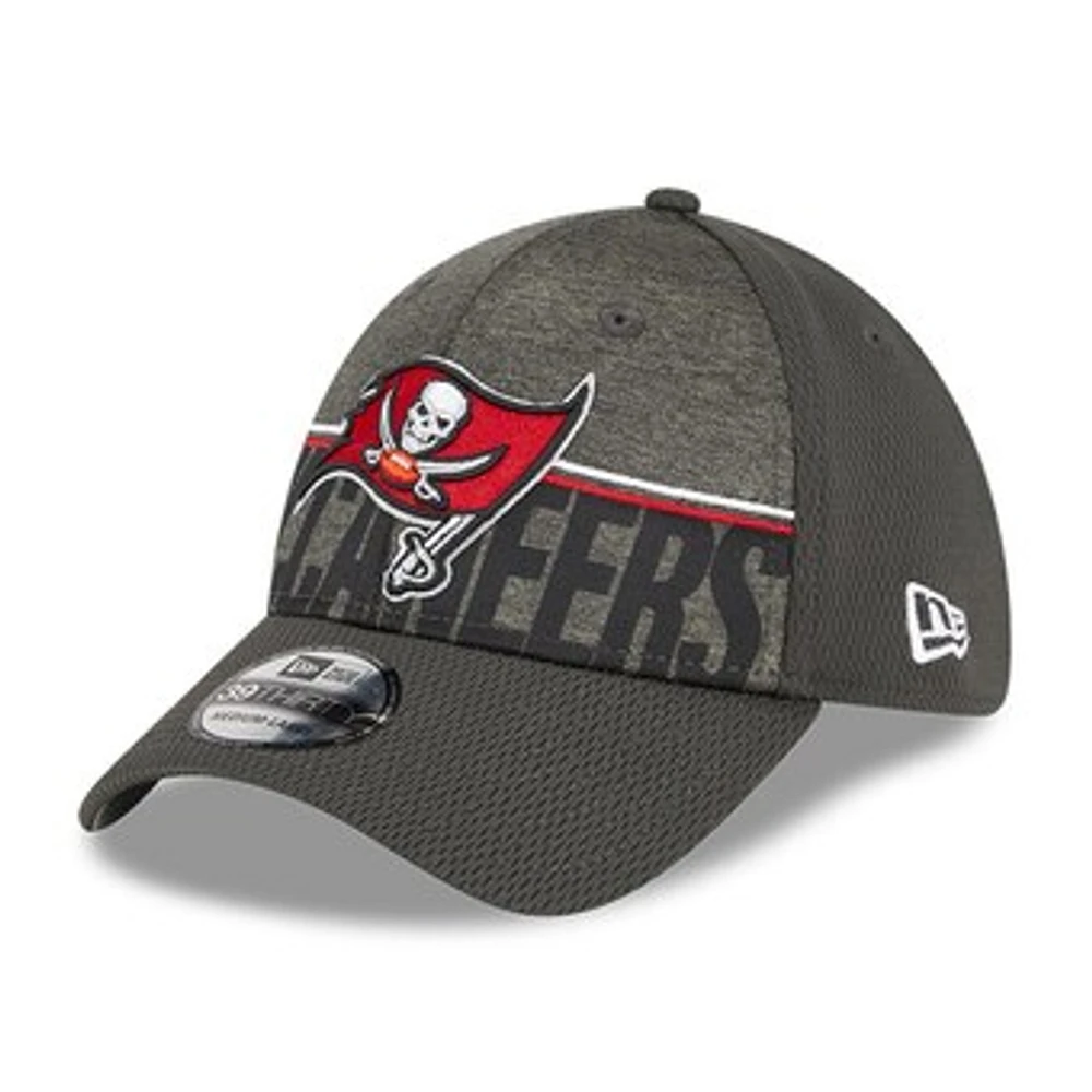 Men's New Era Pewter Tampa Bay Buccaneers 2023 NFL Training Camp 39THIRTY Flex Hat