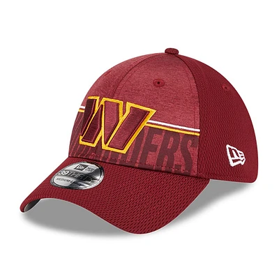 Men's New Era Burgundy Washington Commanders 2023 NFL Training Camp 39THIRTY Flex Hat