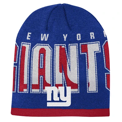 Youth Royal New York Giants Legacy Beanie