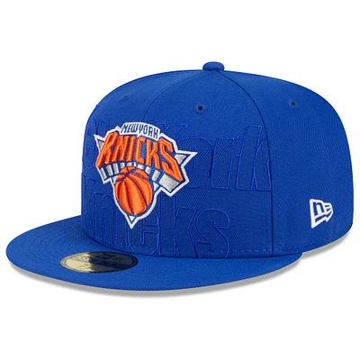 Men's New Era Blue New York Knicks 2023 NBA Draft 59FIFTY Fitted Hat