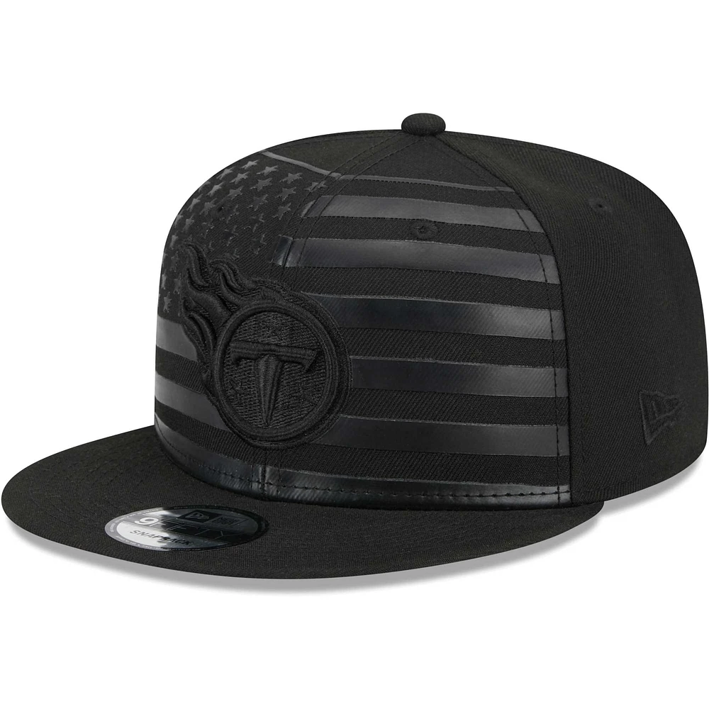 Men's New Era Black Tennessee Titans Independent 9FIFTY Snapback Hat