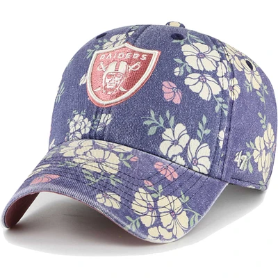 Women's '47 Navy Las Vegas Raiders Primrose Clean Up Adjustable Hat