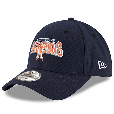Men's New Era Navy Houston Astros Two-Time World Series Champions 9FORTY Adjustable Hat